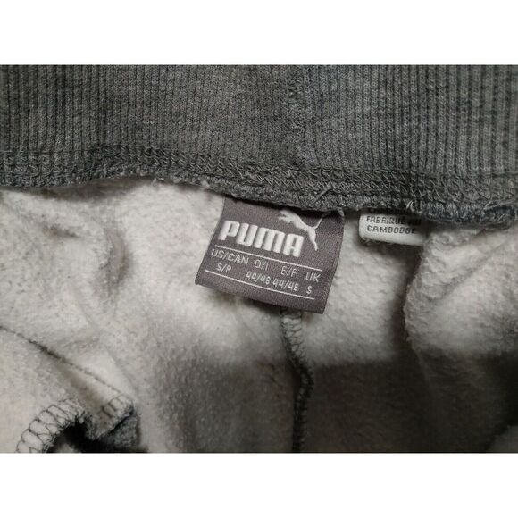Puma Pants Mens Size Small Gray Casual Track Running Sweatpants - Picture 8 of 10